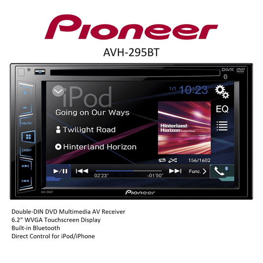 [REFURBISHED] Pioneer AVH-295BT 6.2" Multimedia Car Player Headunit