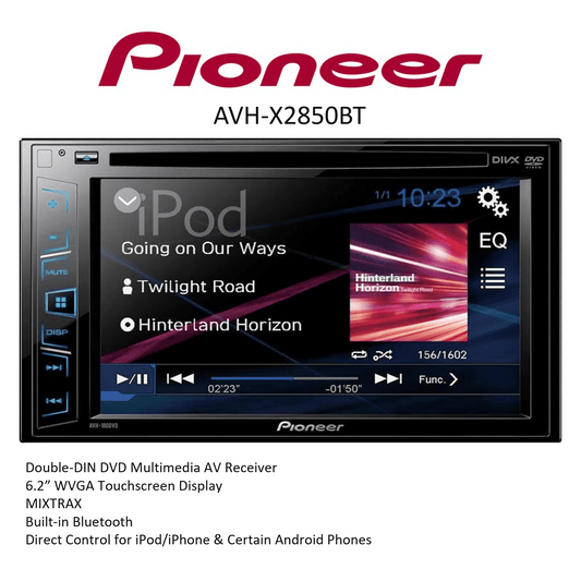 [REFURBISHED] Pioneer AVH-X2850BT 6.2" Multimedia Car Player Headunit