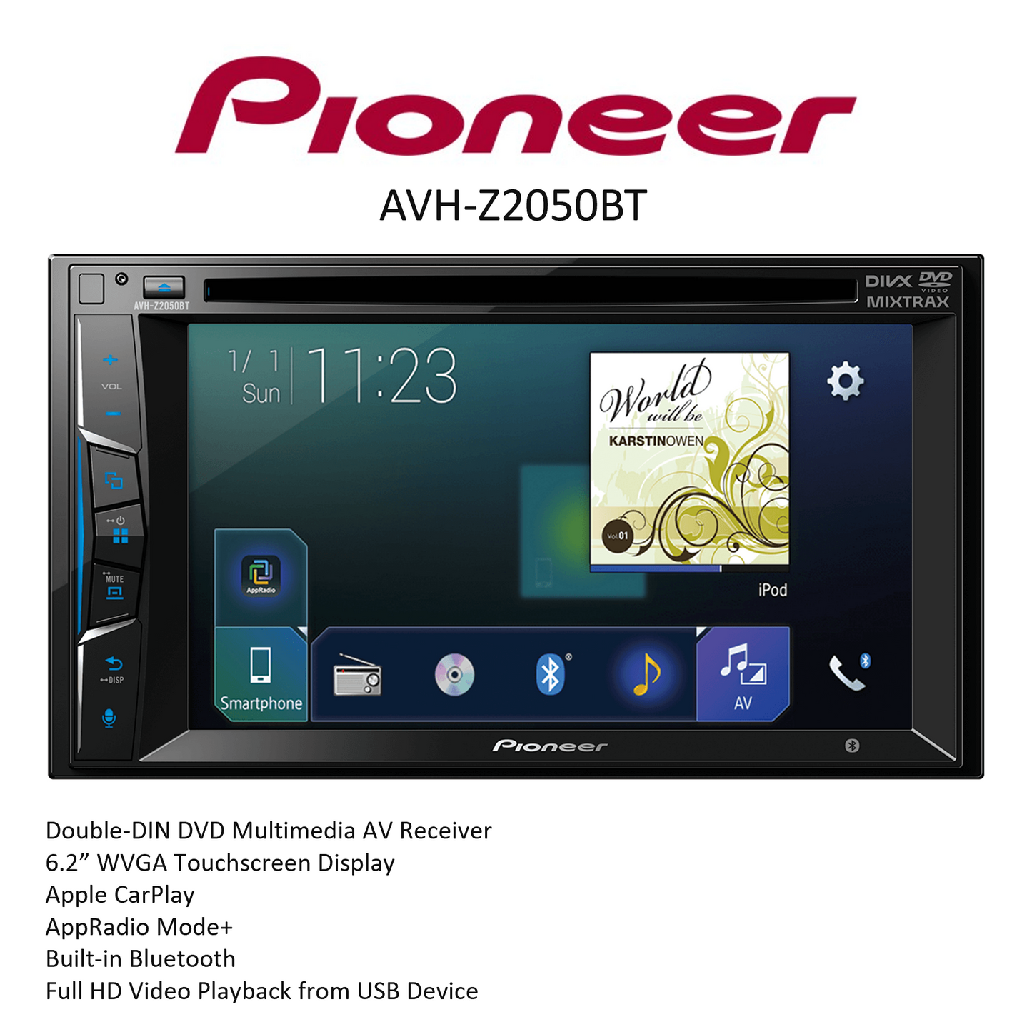 [REFURBISHED] Pioneer AVH-Z2050BT 6.2" Multimedia Car Player Headunit