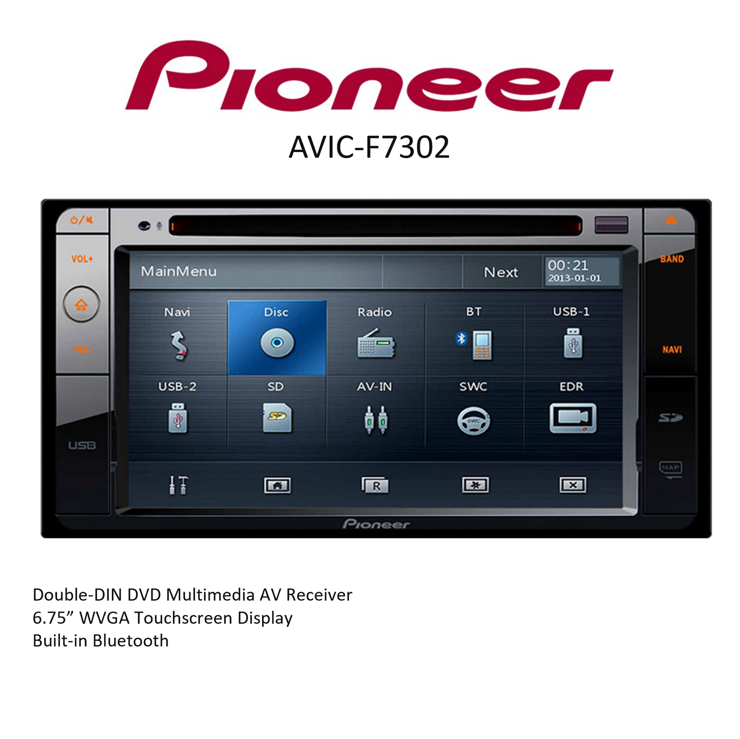 [REFURBISHED] Pioneer AVIC-F7302 6.75" Multimedia Car Player Headunit